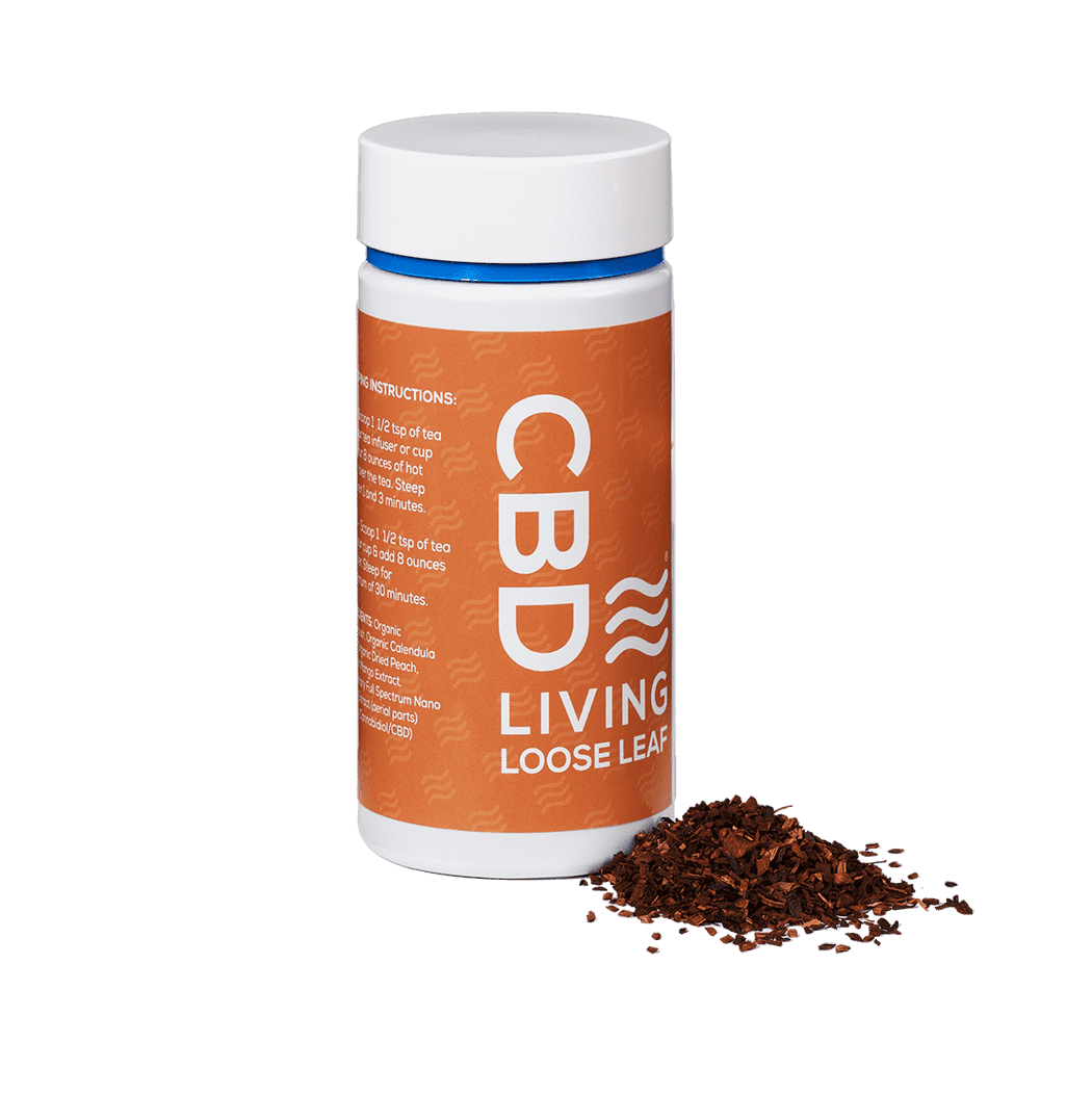 CBD Living Loose Leaf Infused Tea Natures Health and Body