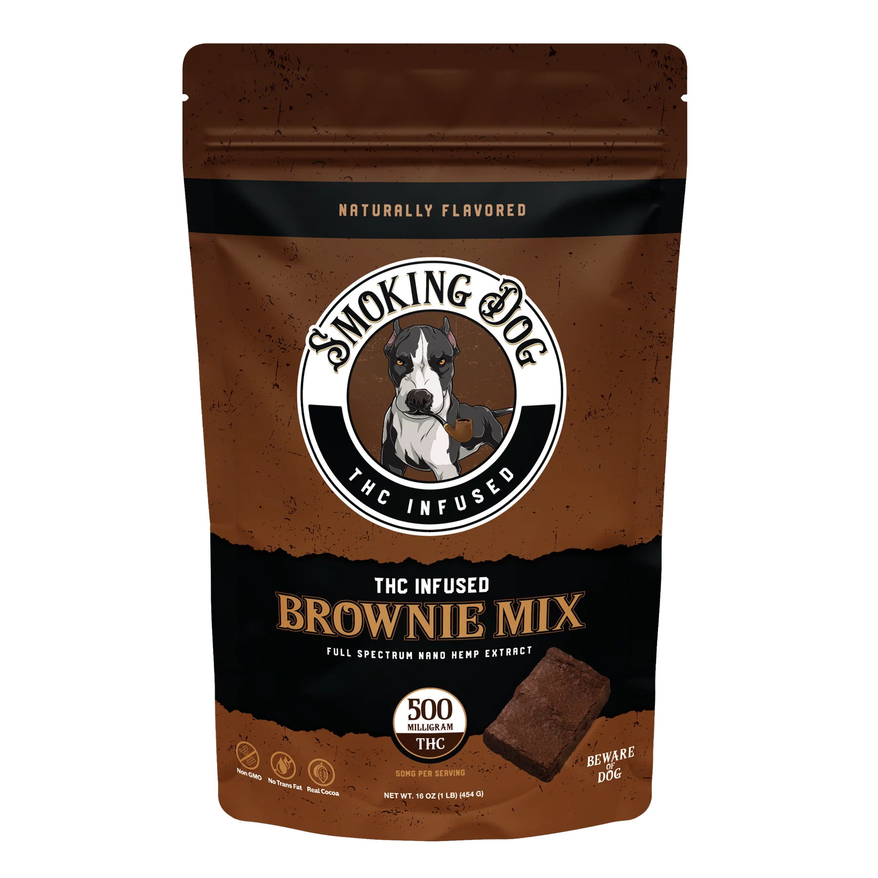 Smoking Dog THC Brownie Mix 500mg Natures Health And Body